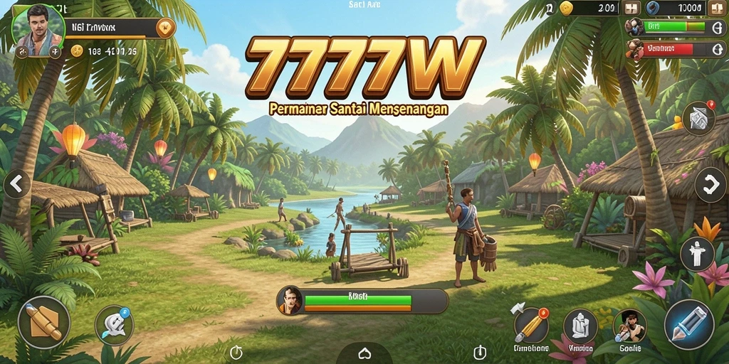 Screenshot gameplay 7777W yang menampilkan tantangan seru.