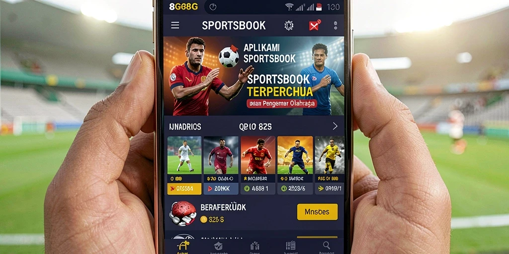 Screenshot gameplay 8G8G yang menunjukkan pengalaman taruhan olahraga.