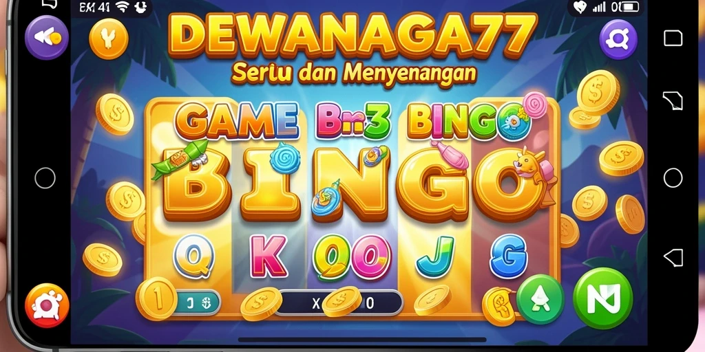 Gameplay seru DEWANAGA77 dengan suasana Bingo yang meriah.