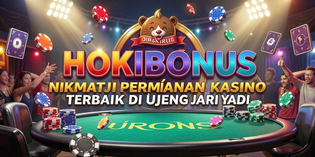 Tampilan gameplay HOKIBONUS dengan berbagai pilihan permainan Kasino.