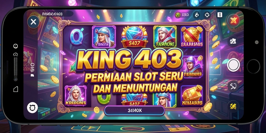 Tampilan menarik dari gameplay Slot KING403 yang menghibur.