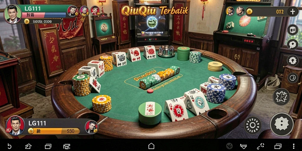 Tampilan menarik dari gameplay QiuQiu di LG111.
