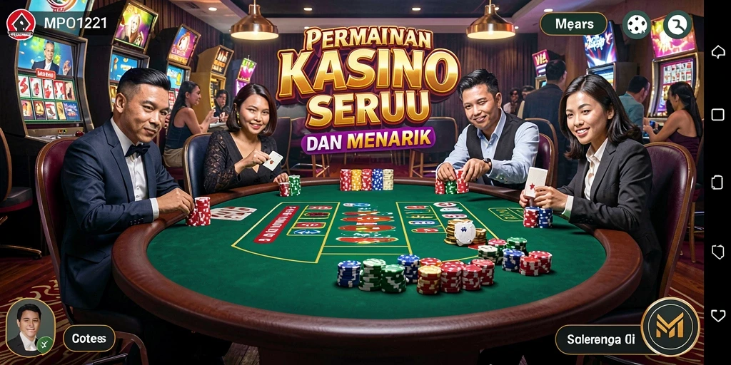 Tampilan menarik dari gameplay Kasino MPO1221 yang mengasyikkan.