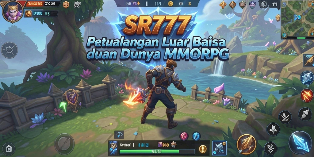 Tampilan gameplay SR777 menunjukkan pertarungan seru dan interaksi pemain.