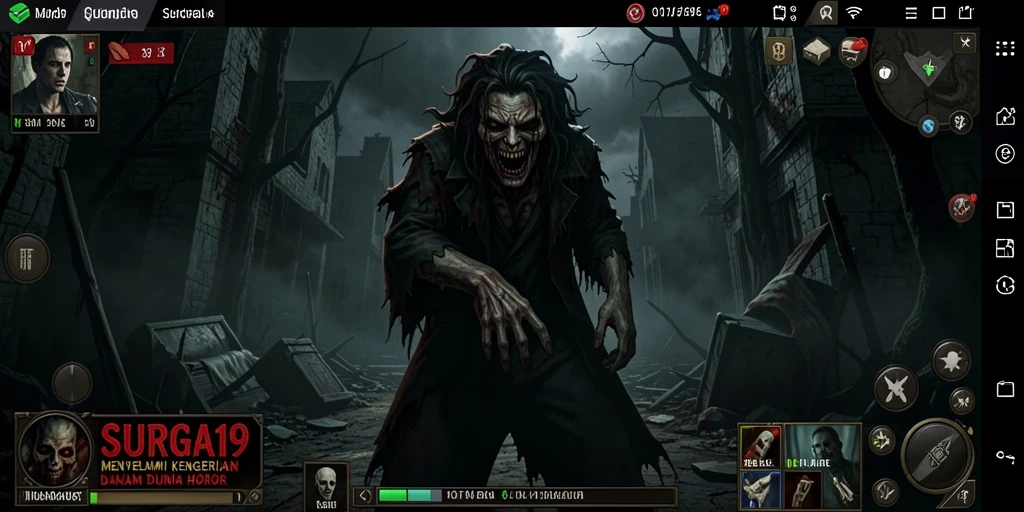 Gameplay SURGA19 menunjukkan suasana mencekam dan tantangan menegangkan.