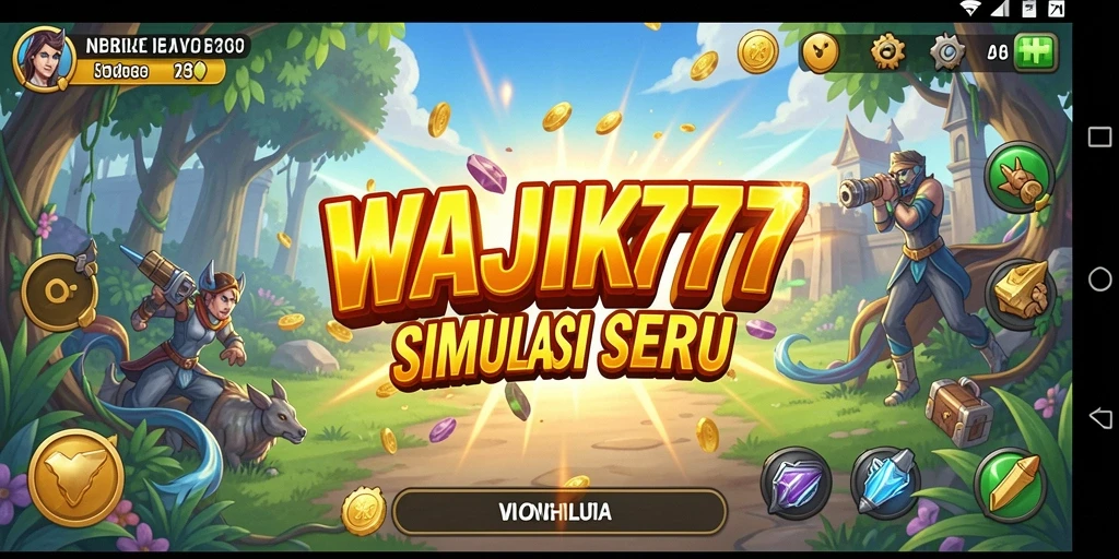 Tangkapan layar utama WAJIK777 yang menampilkan gameplay simulasi yang menarik.