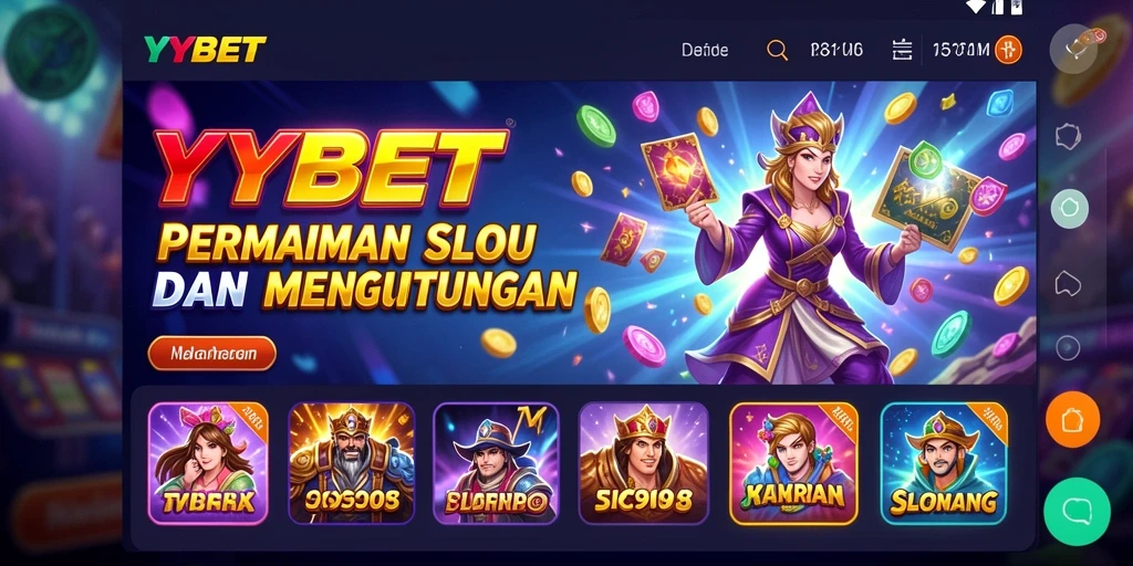 Gameplay seru YYBET dengan berbagai pilihan slot menarik.